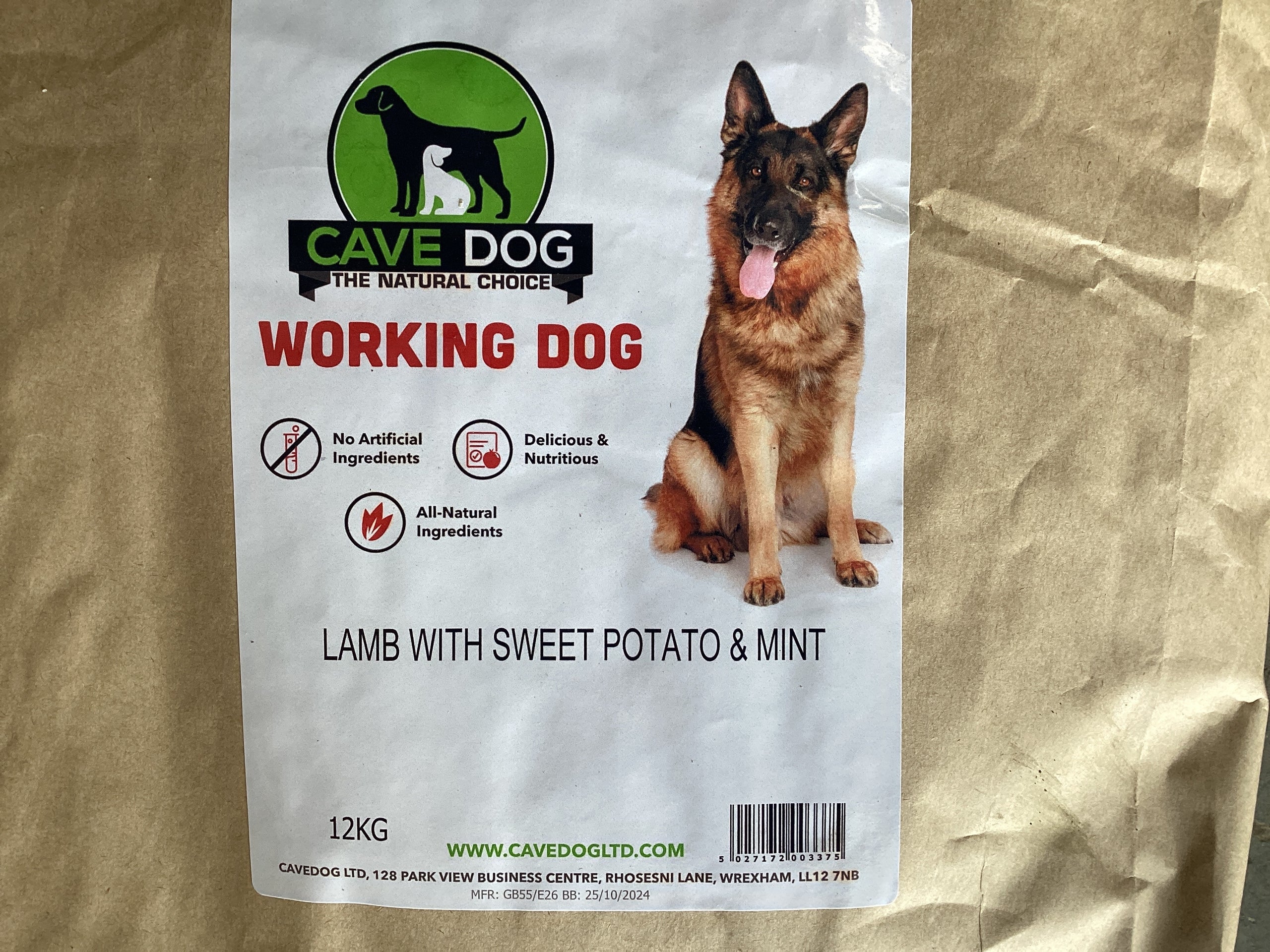 12kg lamb and sweet potato and mint working £ 48 . 49